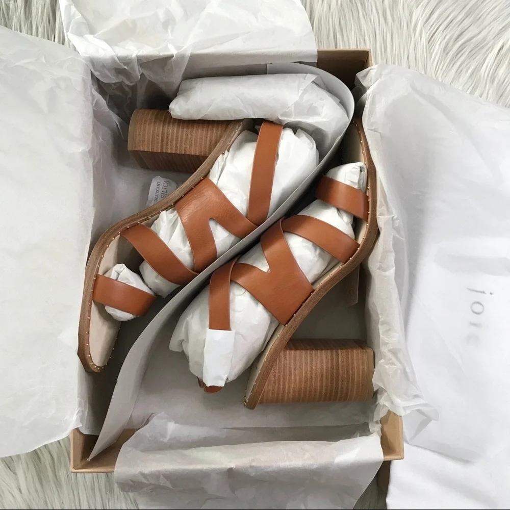 Joie Onfer Tan Leather Sandals
